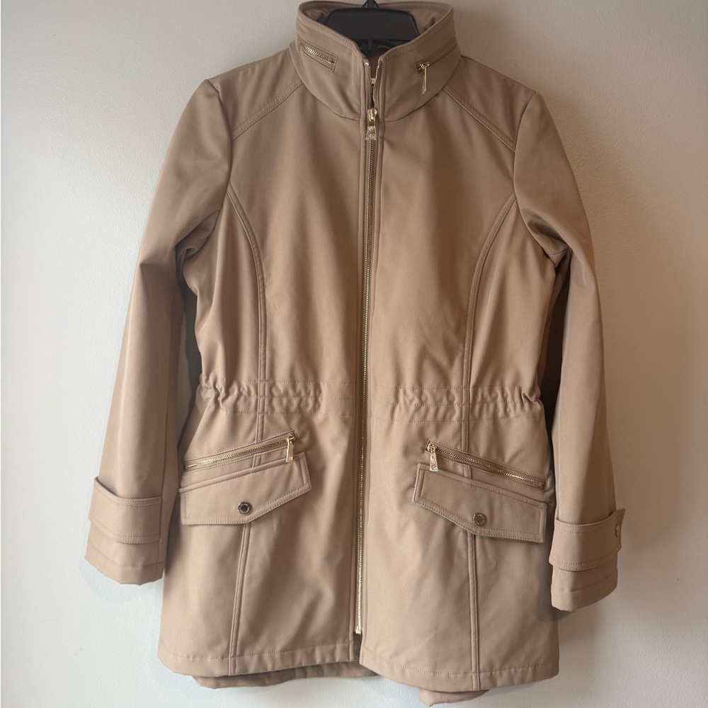 Dennis Basso Classic Women's Utility Jacket - Beige